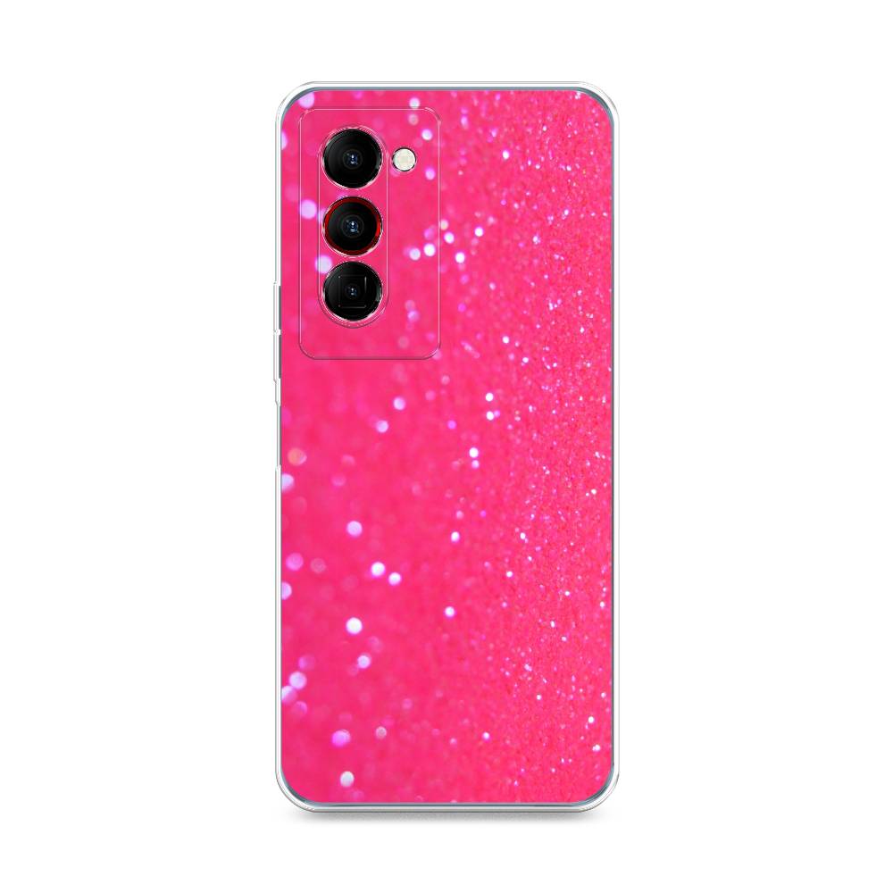 

Чехол Awog "Малиновые блестки рисунок" для Tecno Camon 18 Premier