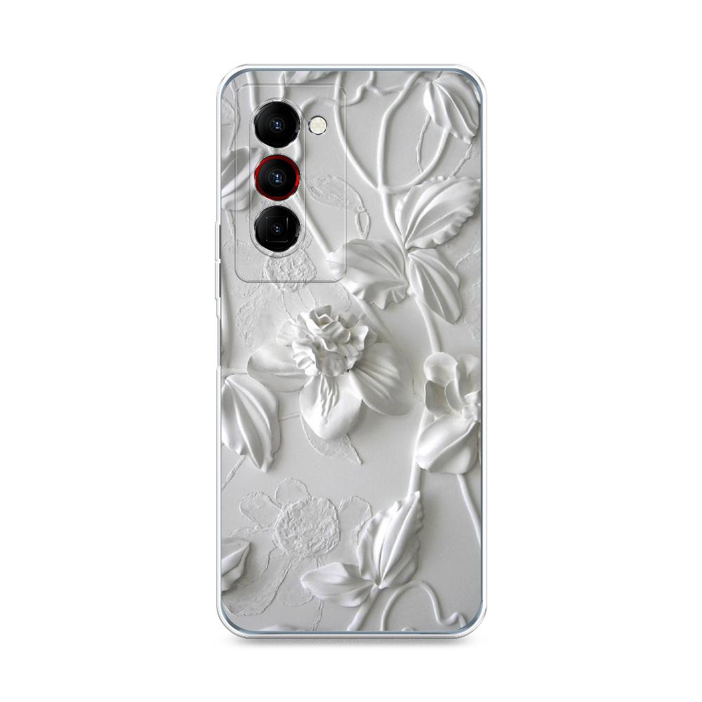 

Чехол Awog на Tecno Camon 18 Premier "Гипсовые цветы", 300850-7