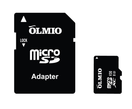 

Карта памяти Olmio microSD 256GB + адаптер, 43825