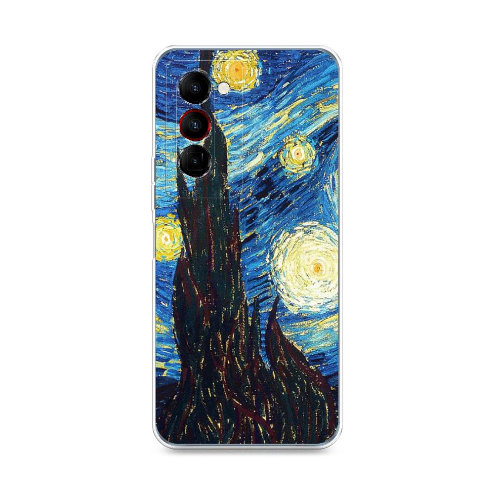 

Чехол Awog на Tecno Camon 18 Premier "Ван Гог Звездная ночь", Разноцветный, 300850-9