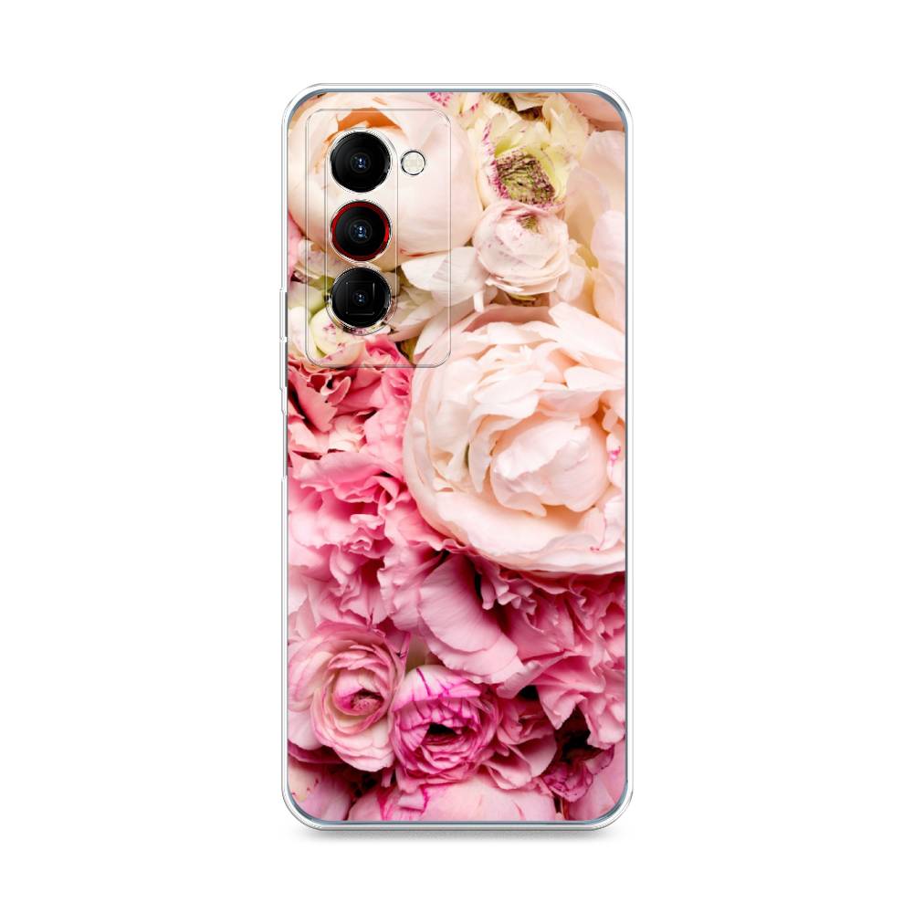 

Чехол Awog на Tecno Camon 18 Premier "Пионы яркие", Разноцветный, 300850-8