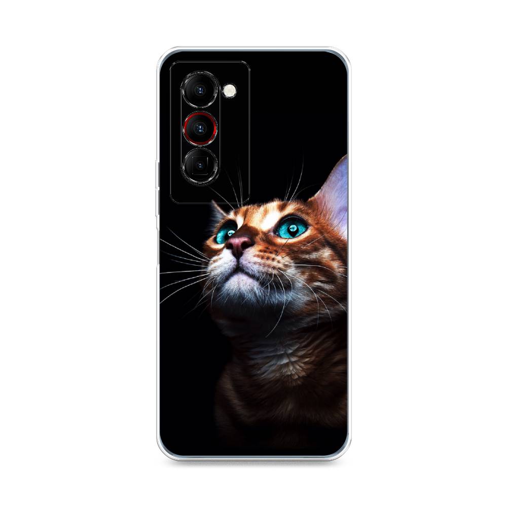 

Чехол Awog на Tecno Camon 18 Premier "Мечтательный кот", Разноцветный, 300850-1