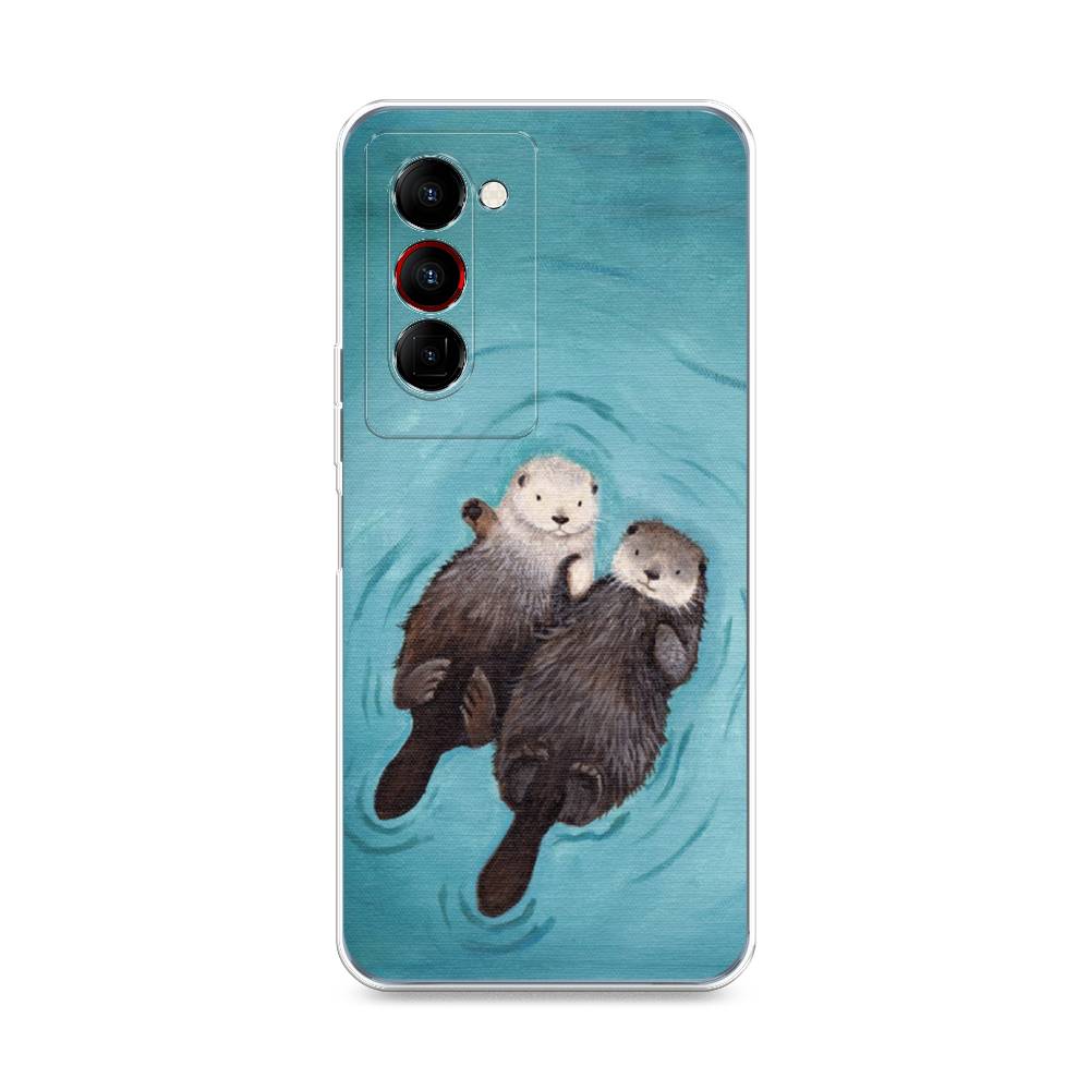 

Чехол Awog на Tecno Camon 18 Premier "Парочка бобров", Разноцветный, 300850-10
