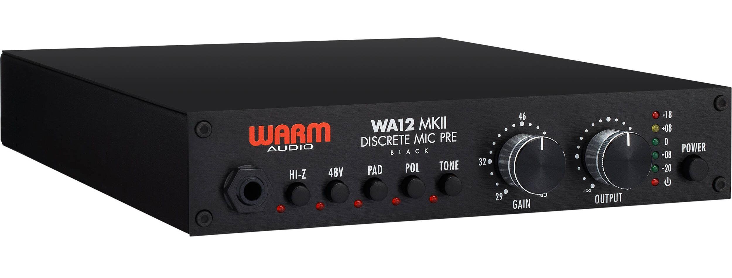 

Микрофонный предусилитель Warm Audio WA12 MKII Black, WA12 MKII