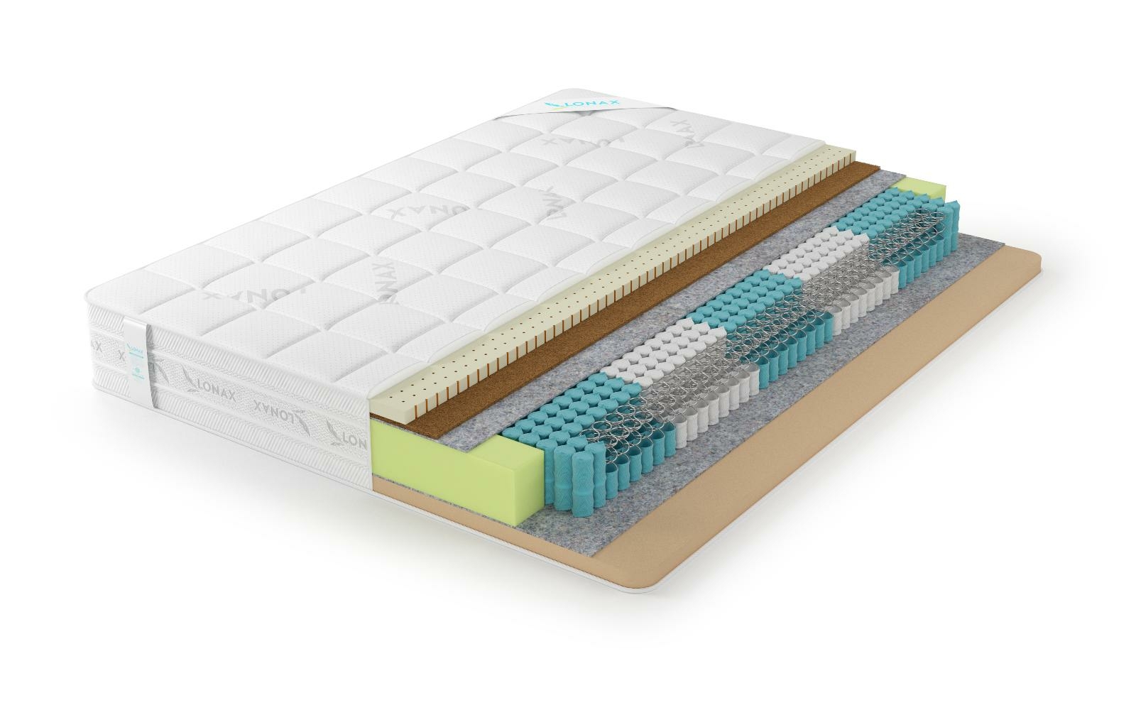 

Матрас Lonax Memory Medium Mix S1000 5 Zone 120х190, Memory Medium Mix S1000 5 Zone