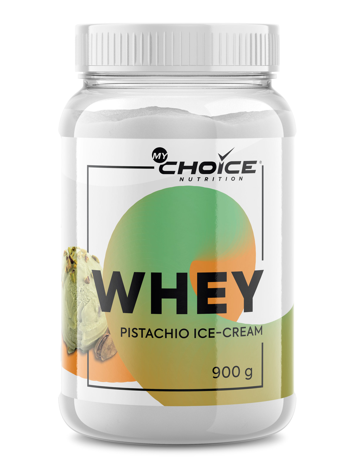 фото Протеин my choice nutrition whey, 900 г, фисташковое мороженое