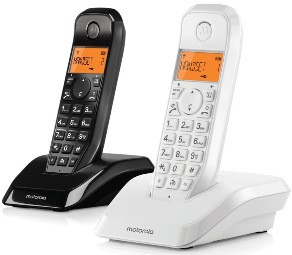 

Радиотелефон Motorola S1202, черный/белый, S1202