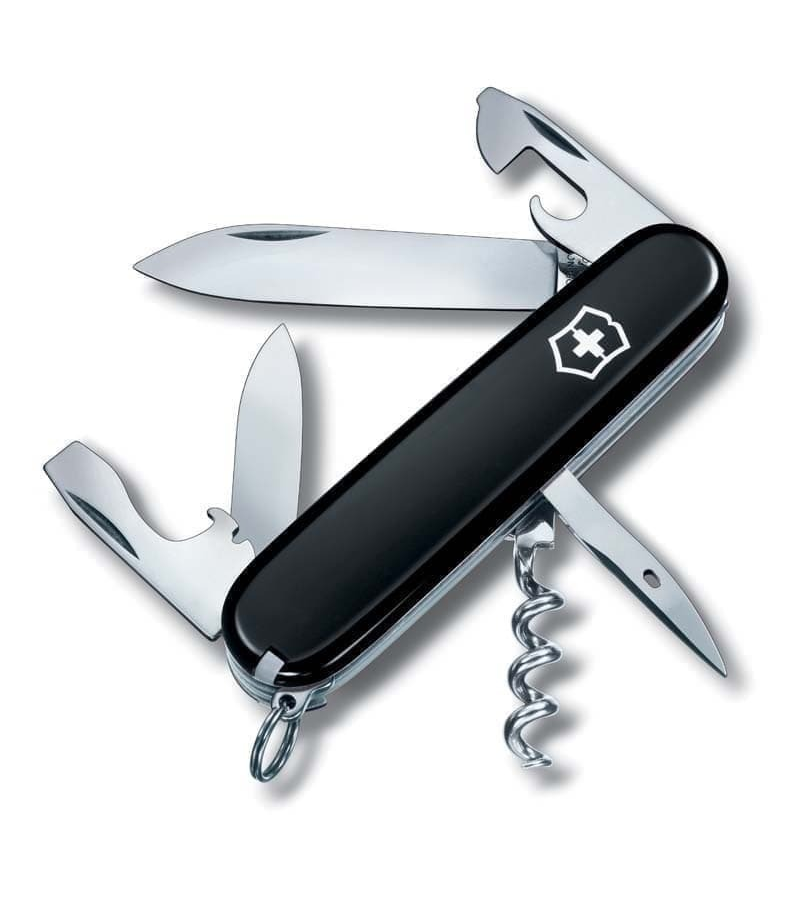 

Нож перочинный VICTORINOX Spartan, 91 мм, 12 функций, чёрный, Черный, Spartan