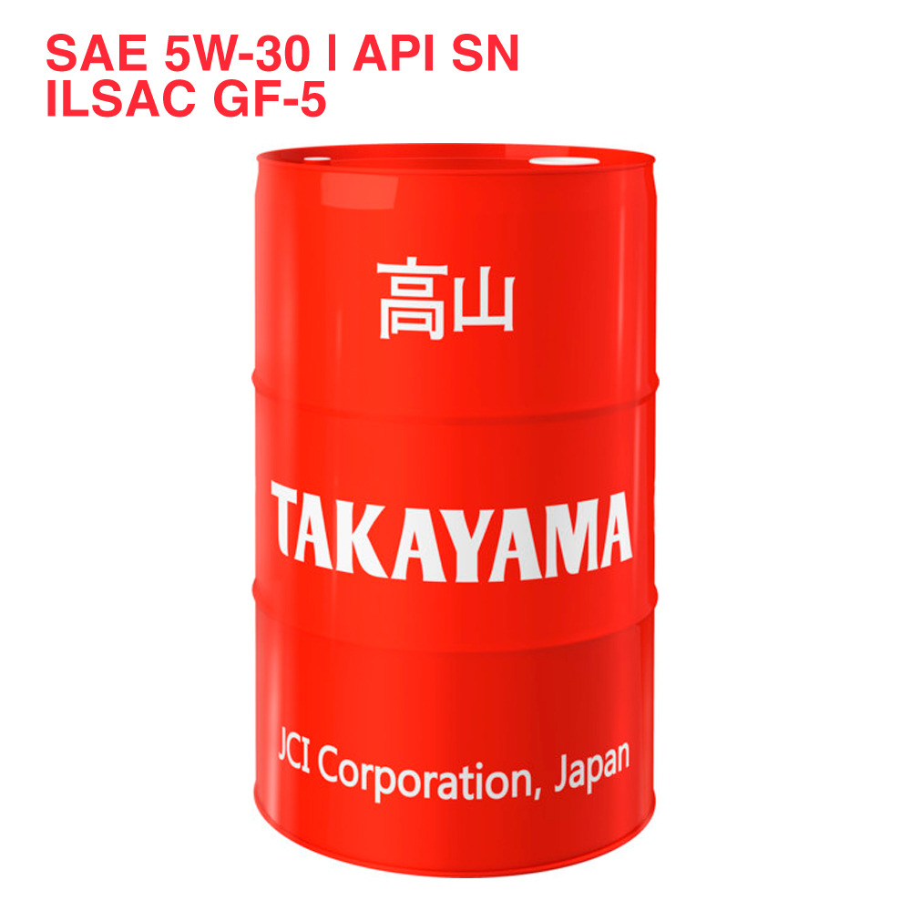 

TAKAYAMA SAE 5W-30 API SN ILSAC GF-5 60л бочка