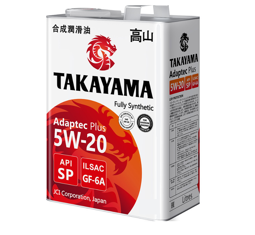 TAKAYAMA Adaptec Plus SAE 5W-20 API SP ILSAC GF-6 1л металл