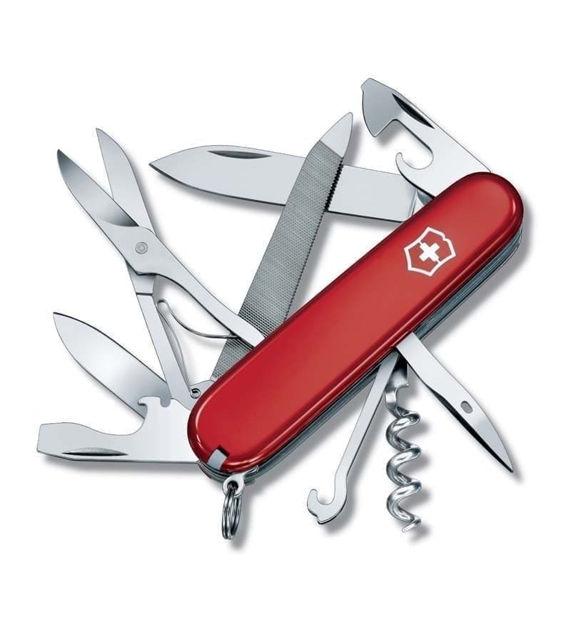 

Нож перочинный VICTORINOX Mountaineer, 91 мм, 18 функций, красный, Mountaineer