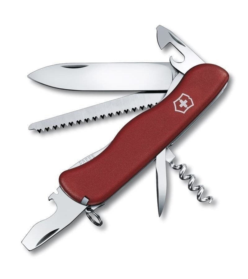 

Нож перочинный VICTORINOX Forester, 111 мм, 12 функций, с фиксатором лезвия, красный, Forester