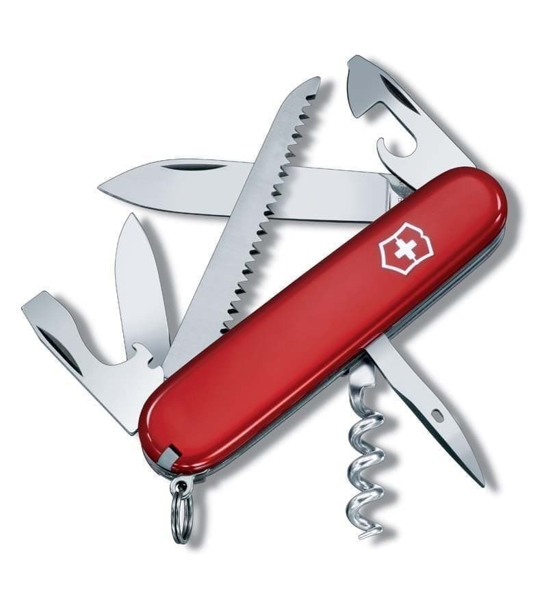 

Нож перочинный VICTORINOX Camper, 91 мм, 13 функций, красный, Camper
