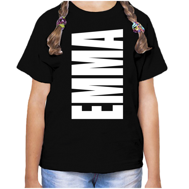 

Футболка девочке черная 32 р-р эмма, Черный, fdd_emma
