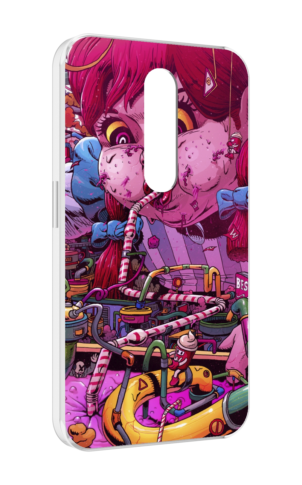 

Чехол MyPads прикольная сладкая картинка для Motorola Moto X Force (XT1585 / XT1581), Прозрачный, Tocco