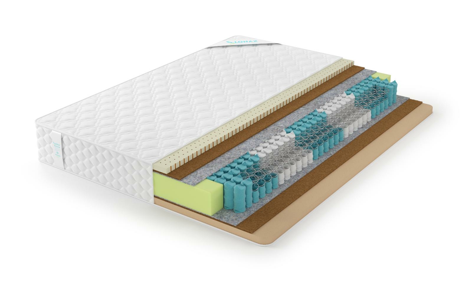 

Матрас Lonax Memory Latex Medium TFK 5 Zone 200х200, Memory Latex Medium TFK 5 Zone