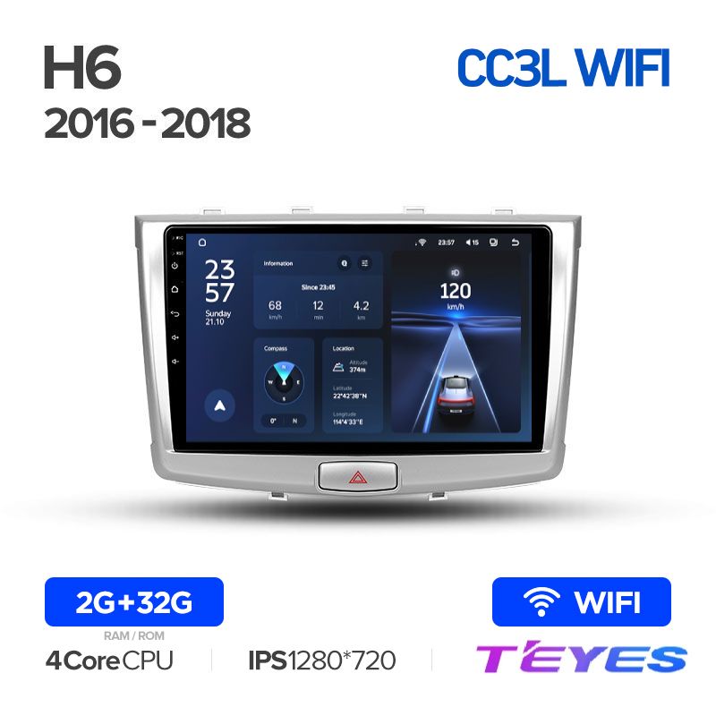 Магнитола Teyes CC3L Wi-Fi 2/32 10