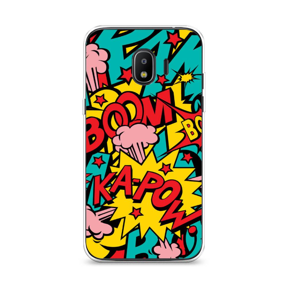 

Чехол Awog на Samsung Galaxy J2 2018 "Постер pop art", Голубой;желтый;красный, 25650-9