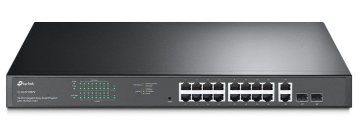 

Коммутатор TP-Link TL-SG1218MPE черный, TL-SG1218MPE