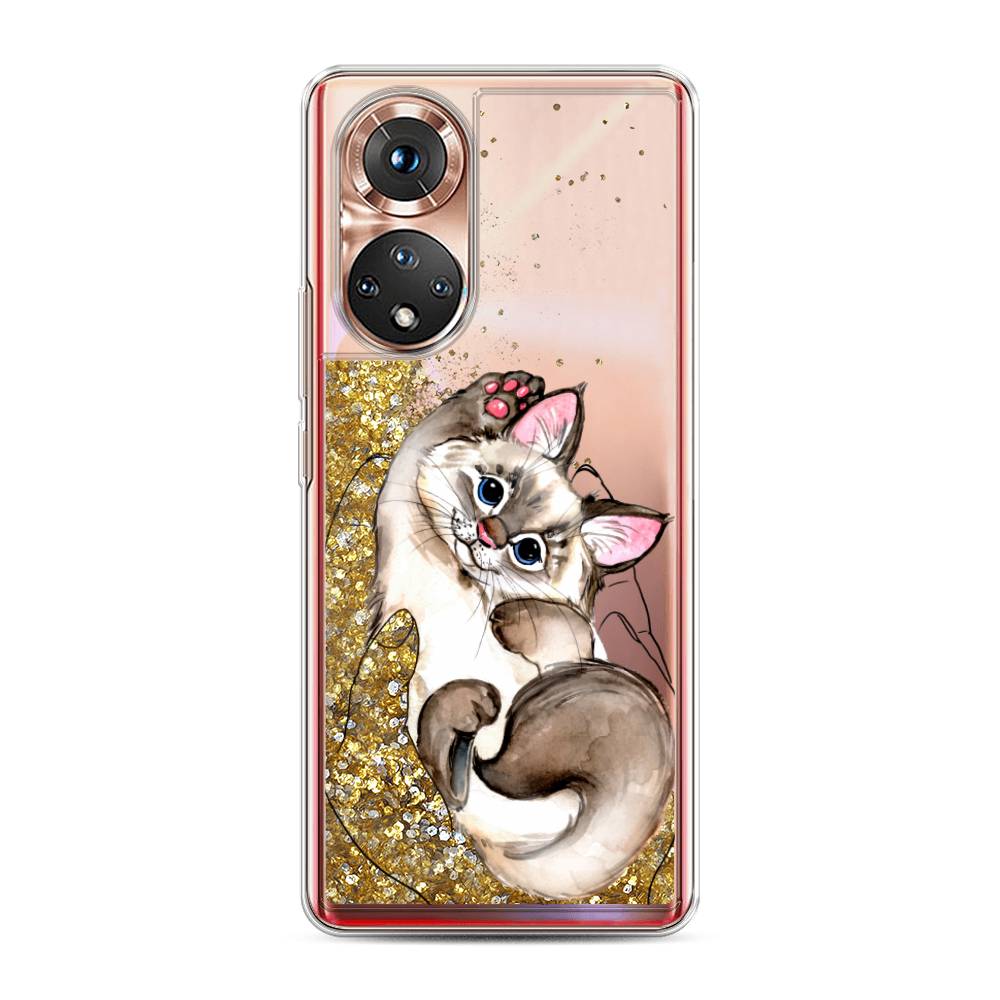 

Чехол Awog на Honor 50 "Котенок в ладошках", Коричневый, 6105490-1
