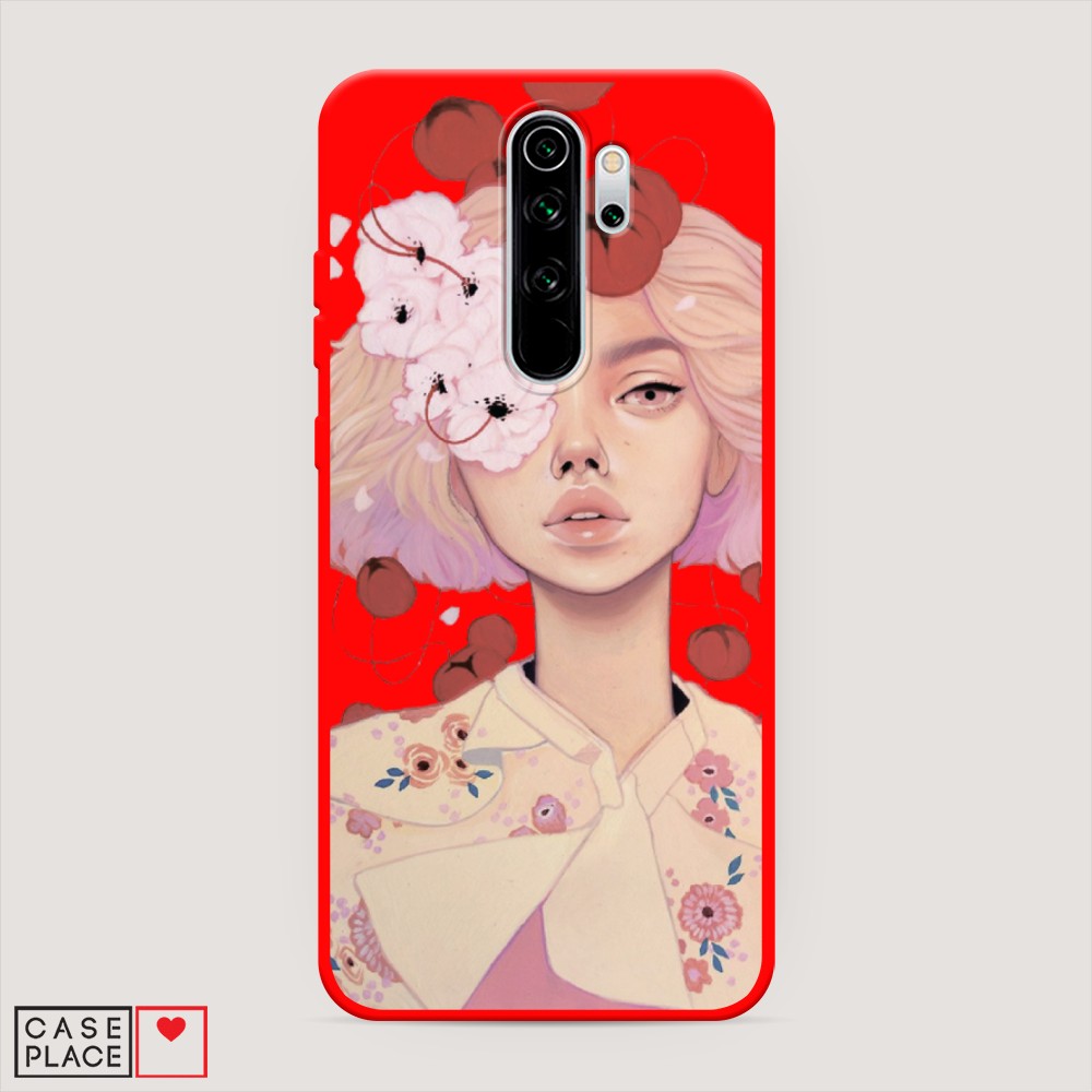 фото Матовый силиконовый чехол "цветочная анархия" на xiaomi redmi note 8 pro awog