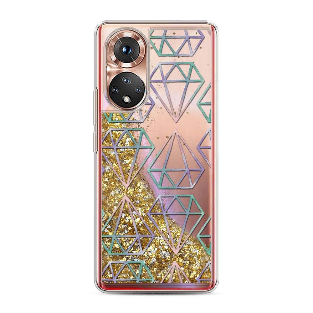 

Чехол Awog на Honor 50 "Бриллианты голографика", Фиолетовый;прозрачный, 6105490-1