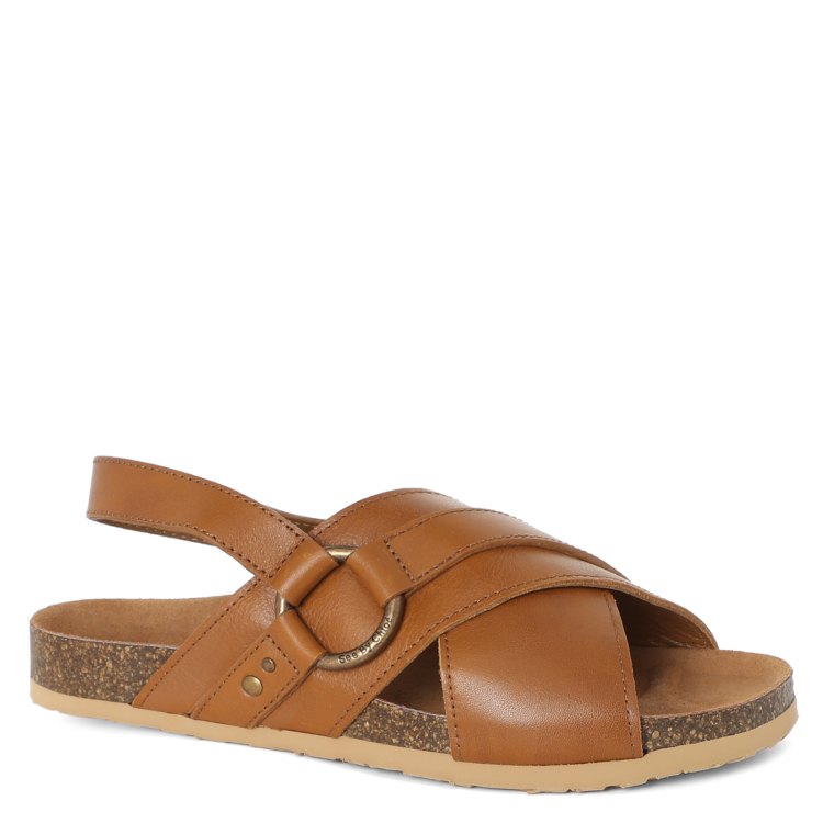 

Сандалии женские See by Chloe SB38231B коричневые 35 EU, SB38231B
