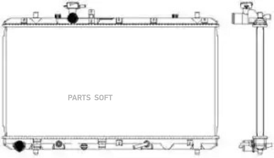

34318505SAK_радиатор системы охлаждения АКПП Suzuki SX4 1.6i 16V 05>