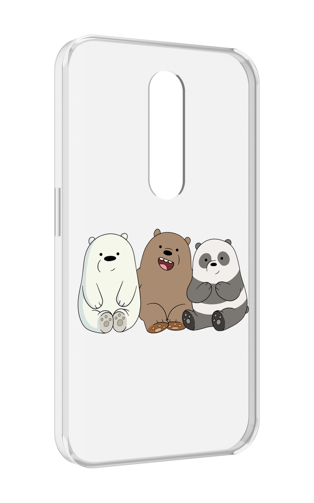 

Чехол MyPads панды детский для Motorola Moto X Force (XT1585 / XT1581), Прозрачный, Tocco