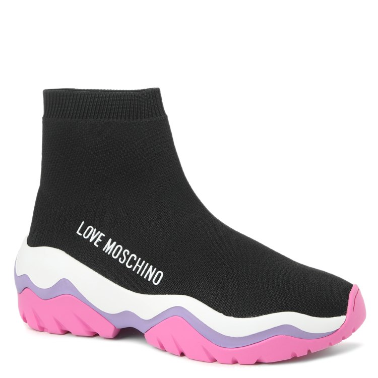 

Кроссовки женские Love Moschino JA15574G черные 38 EU, Черный, JA15574G