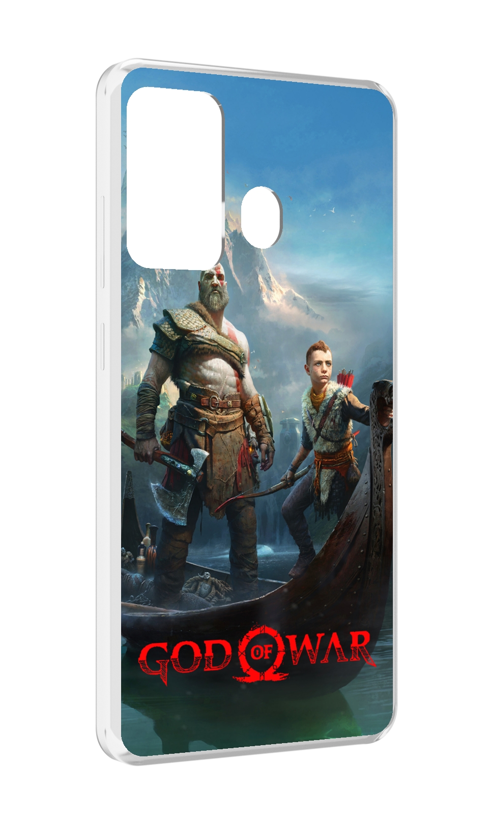 

Чехол MyPads God Of War Кратос Атрей для ITEL A27 / ITEL P17, Прозрачный, Tocco