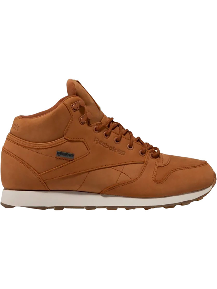 фото Кроссовки мужские reebok classic leather mid gtx-thin коричневые 6 us