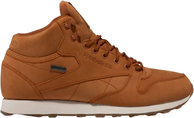 фото Кроссовки мужские reebok classic leather mid gtx-thin коричневые 6 us