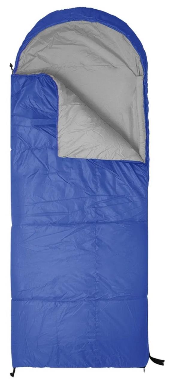 Спальный мешок Снаряжение Лето комфорт синий, левый