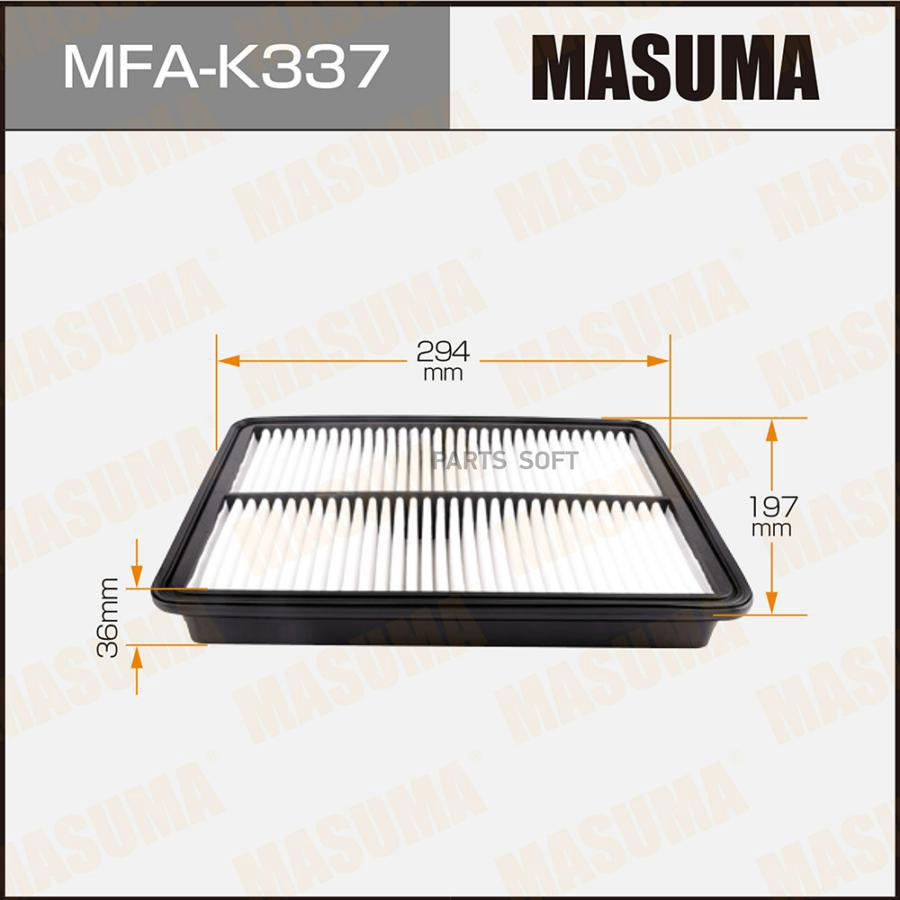 

MFA-K337_фильтр воздушныйHyundai Santa Fe 2.0/2.2CRDi 12>