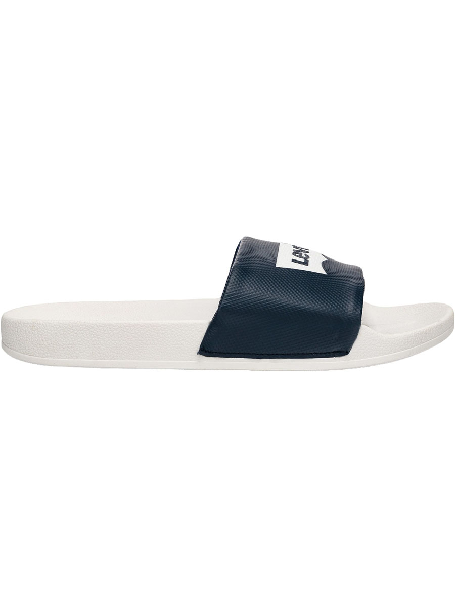 

Сланцы мужские Levi's June Batwing Sliders Slippers белые 42 EU, Белый, June Batwing Sliders Slippers