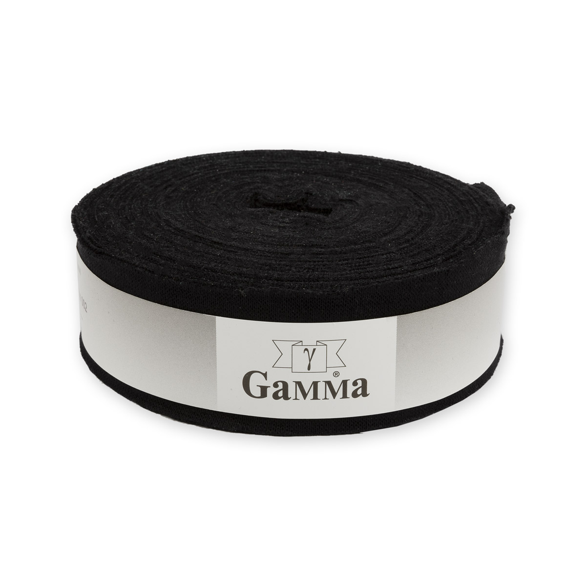 

Gamma 35 мм, трикотажная, 95% хлопок, 5% эластан, 10 м, № 002, черная, Черный