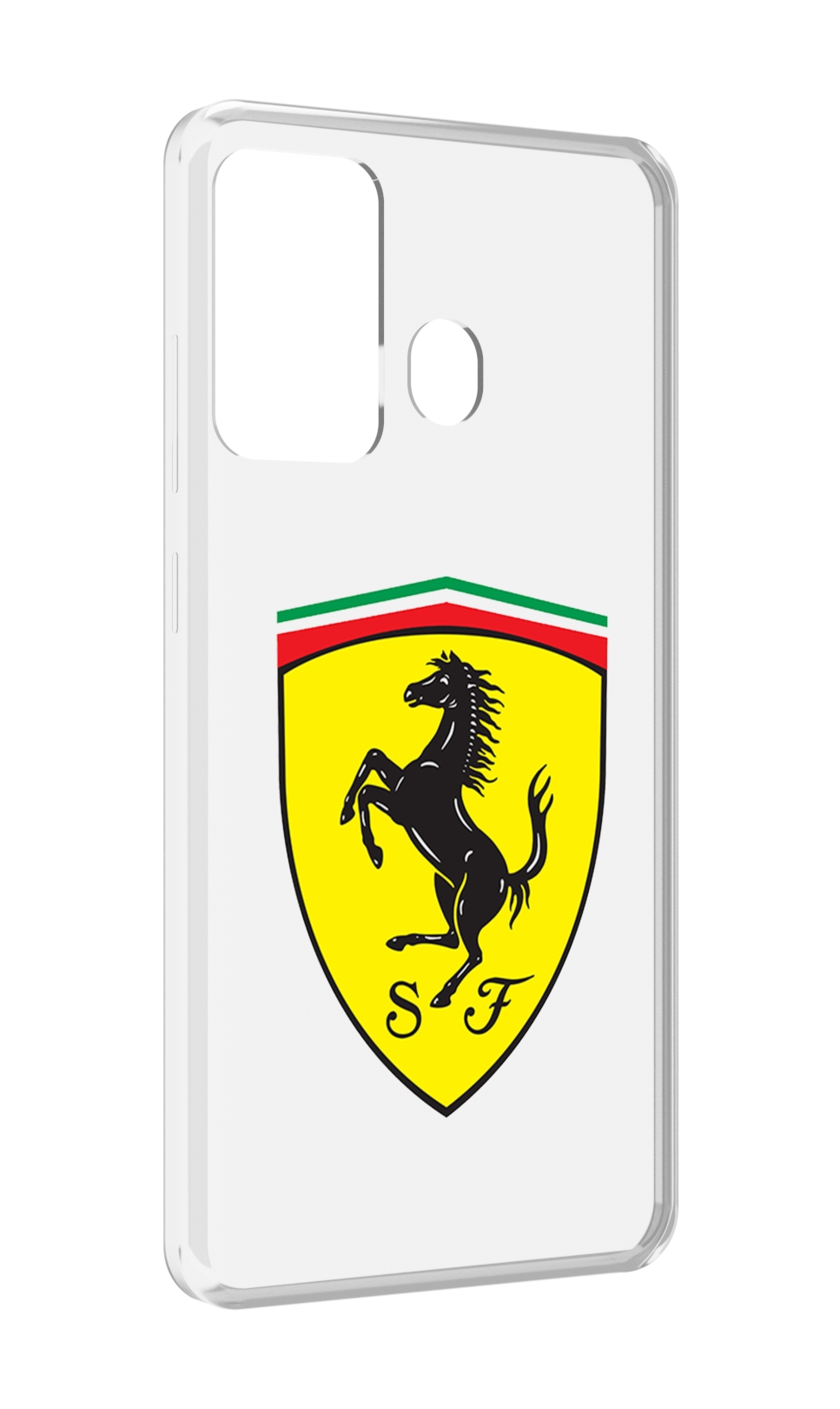 

Чехол MyPads Ferrari-3 мужской для ITEL A27 / ITEL P17, Прозрачный, Tocco