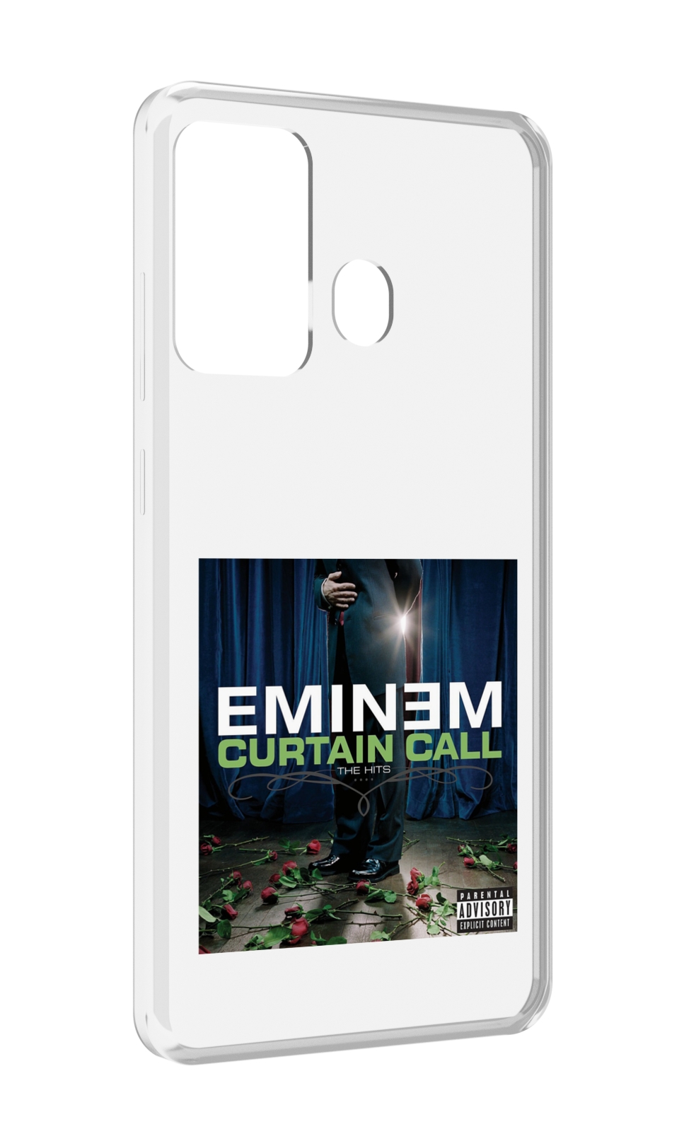 

Чехол MyPads Eminem CURTAIN CALL, THE HITS для ITEL A27 / ITEL P17, Прозрачный, Tocco