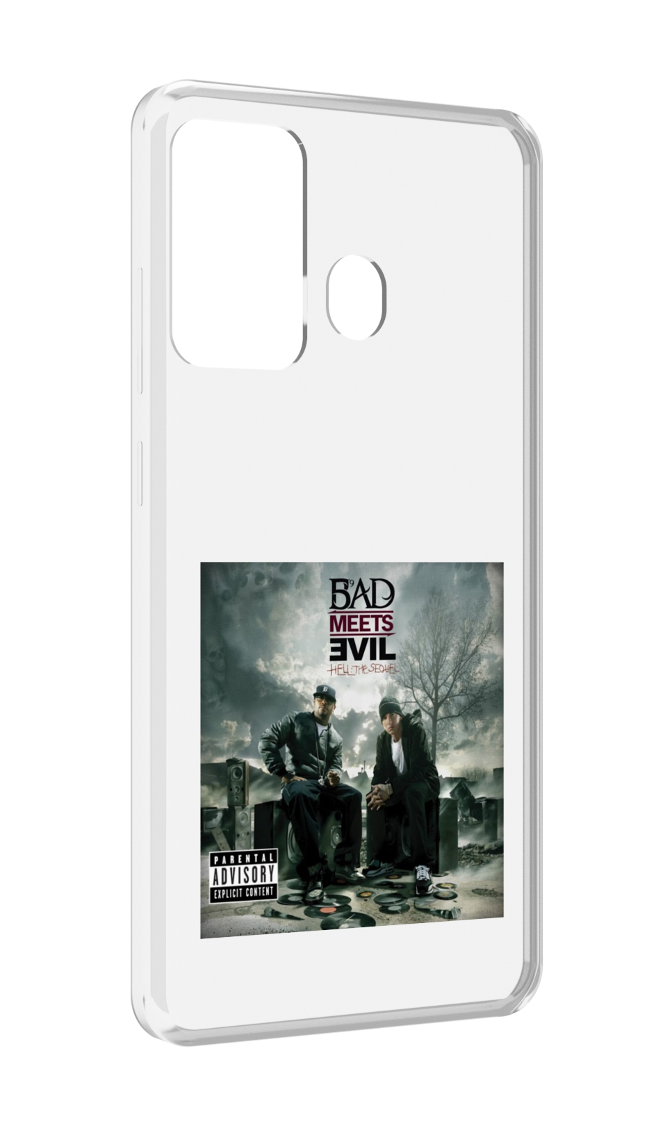 

Чехол MyPads Eminem BAD MEETS EVIL – HELL THE SEQUEL для ITEL A27 / ITEL P17, Прозрачный, Tocco