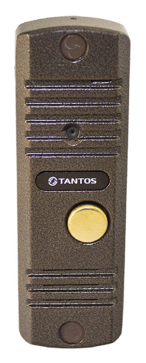 Вызывная панель видеодомофона Tantos WALLE+, 900 ТВЛ, 70 град. (медь)