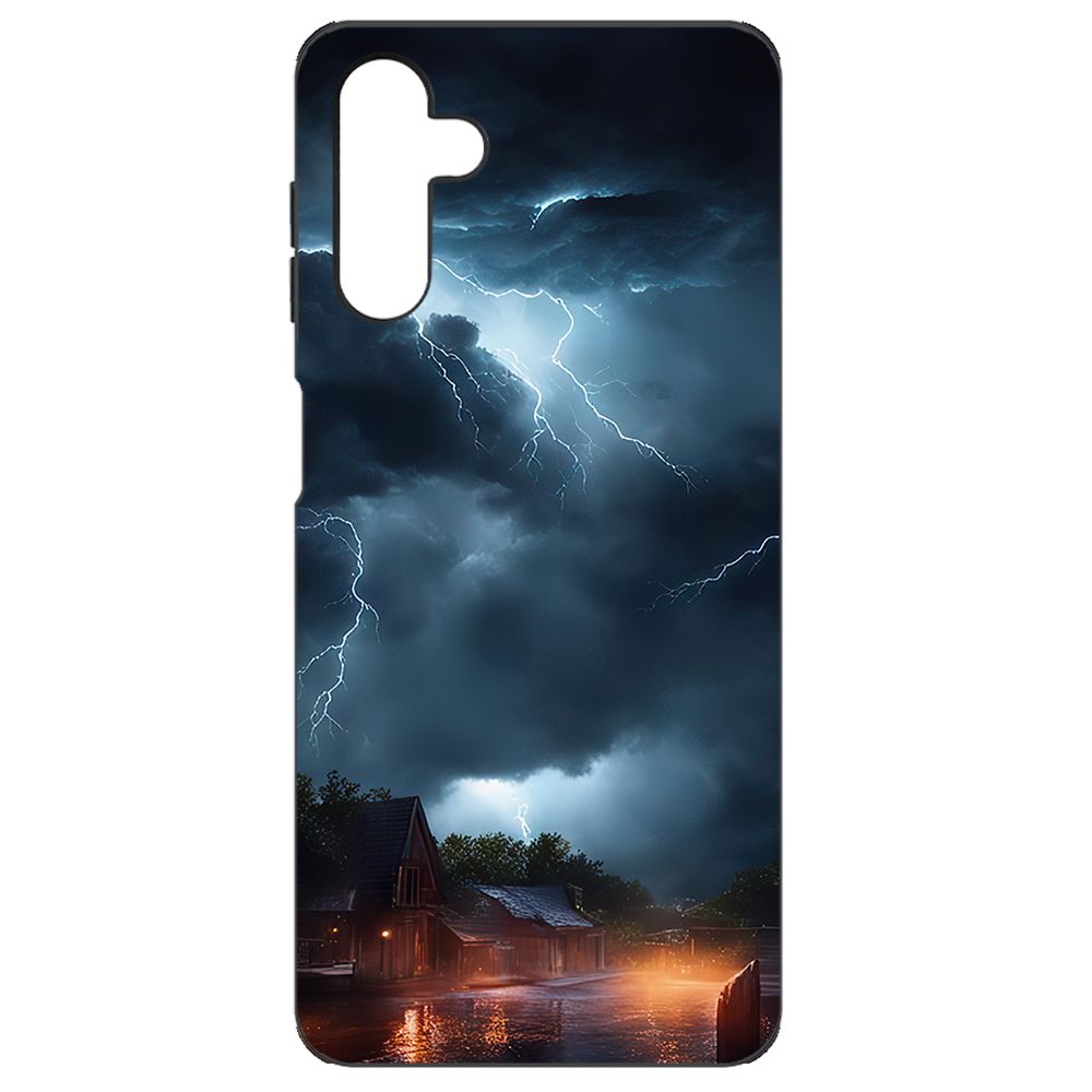 

Чехол-накладка Krutoff Soft Case Ночная гроза для Samsung Galaxy A04s (A047) черный