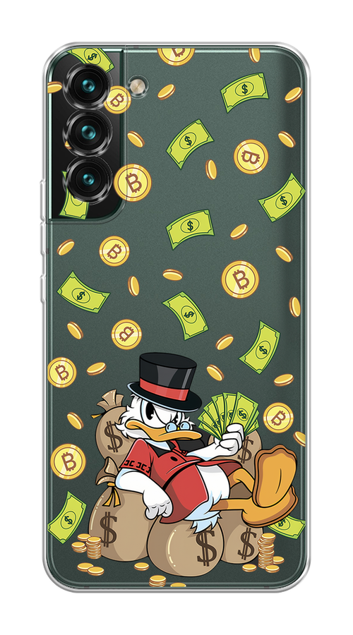 

Чехол на Samsung Galaxy S22 "Скрудж Макдак в красном", Красный;черный;коричневый;прозрачный, 2103850-1