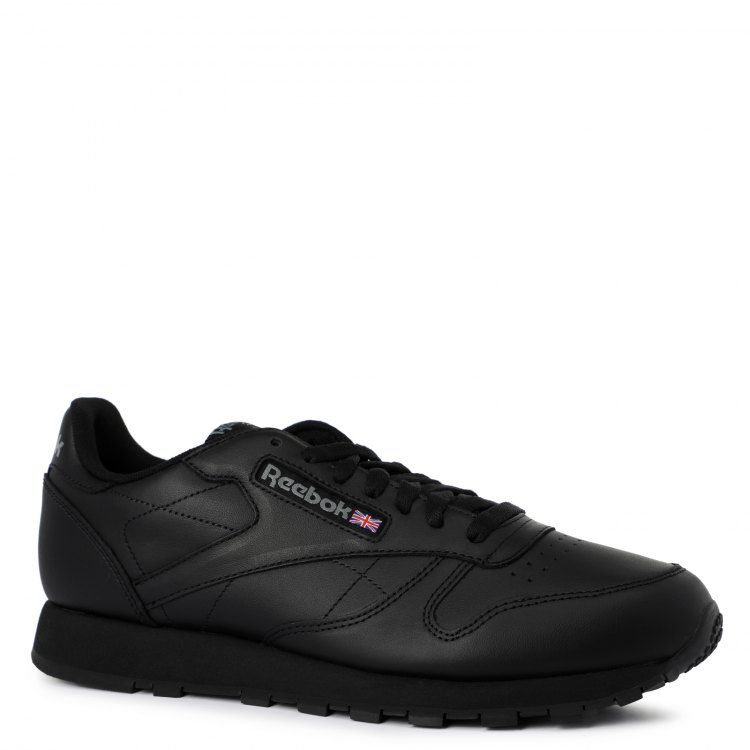 фото Кроссовки мужские reebok cl lthr черные 40.5 eu