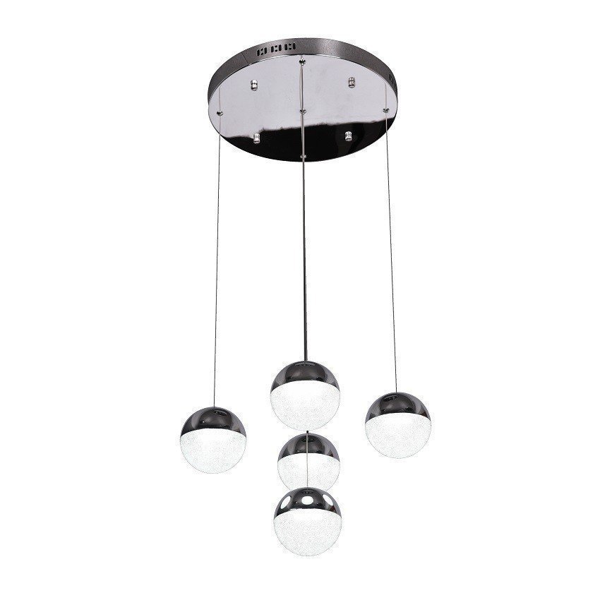

Светодиодная люстра LED Smart Buy хром SBL-PL-35W-6005-4K