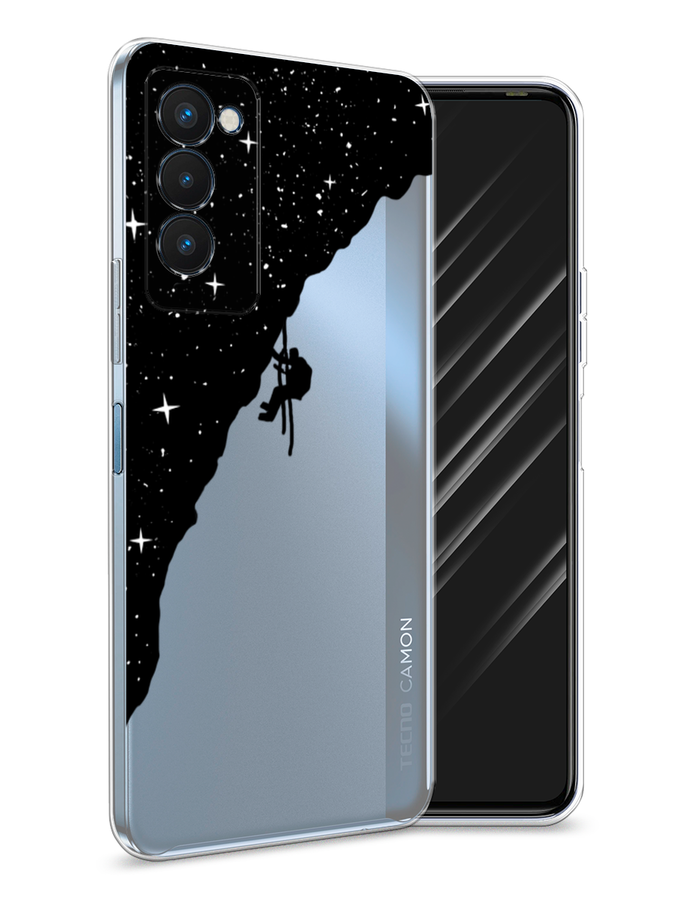 

Чехол Awog на Tecno Camon 18P "Скалолаз в космосе", Разноцветный, 300750-4