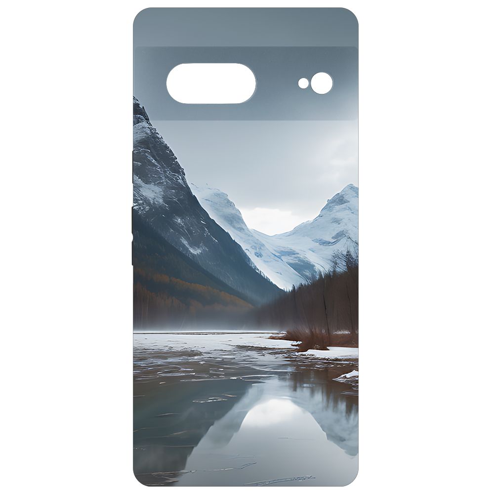 Чехол-накладка Krutoff Soft Case Весенняя оттепель для Google Pixel 7 черный
