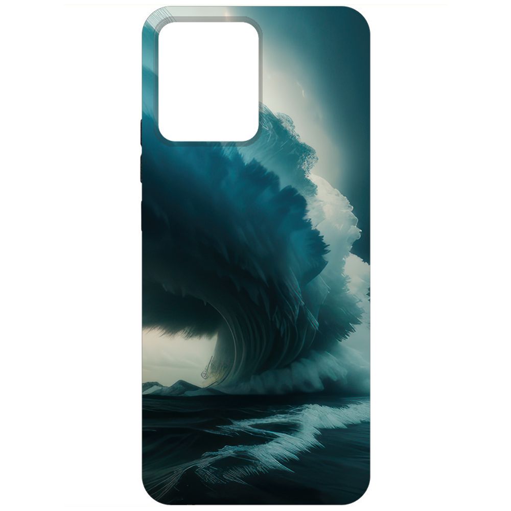 

Чехол-накладка Krutoff Soft Case Торнадо для Realme Narzo 50i Prime черный