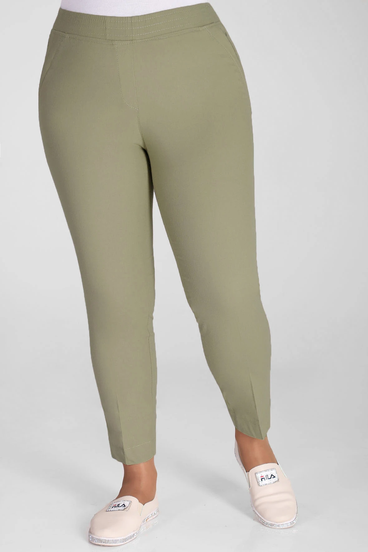 

Брюки женские AlmondShop 1Г-33 11-1613.С3 бежевые 48 RU, 1Г-33 11-1613.С3