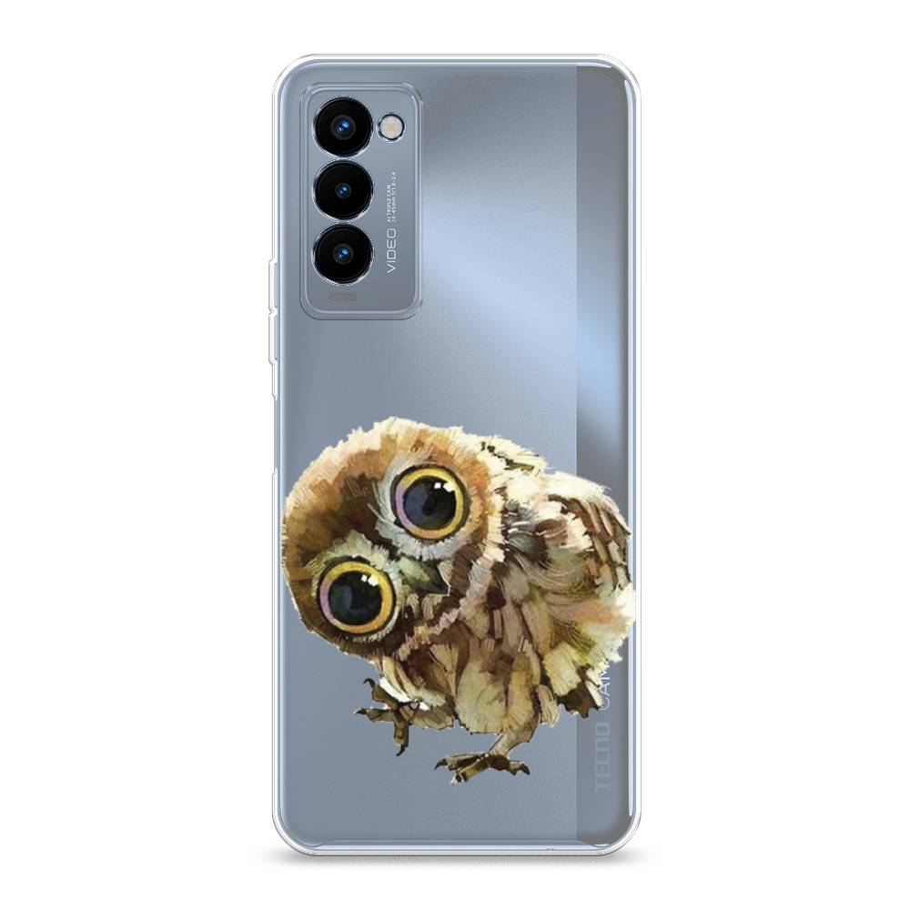 

Чехол Awog на Tecno Camon 18P "Любопытный совенок", Разноцветный, 300750-1